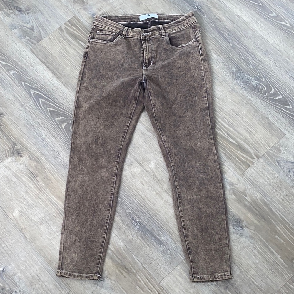 Flying Angel Brown Skinny Jeans